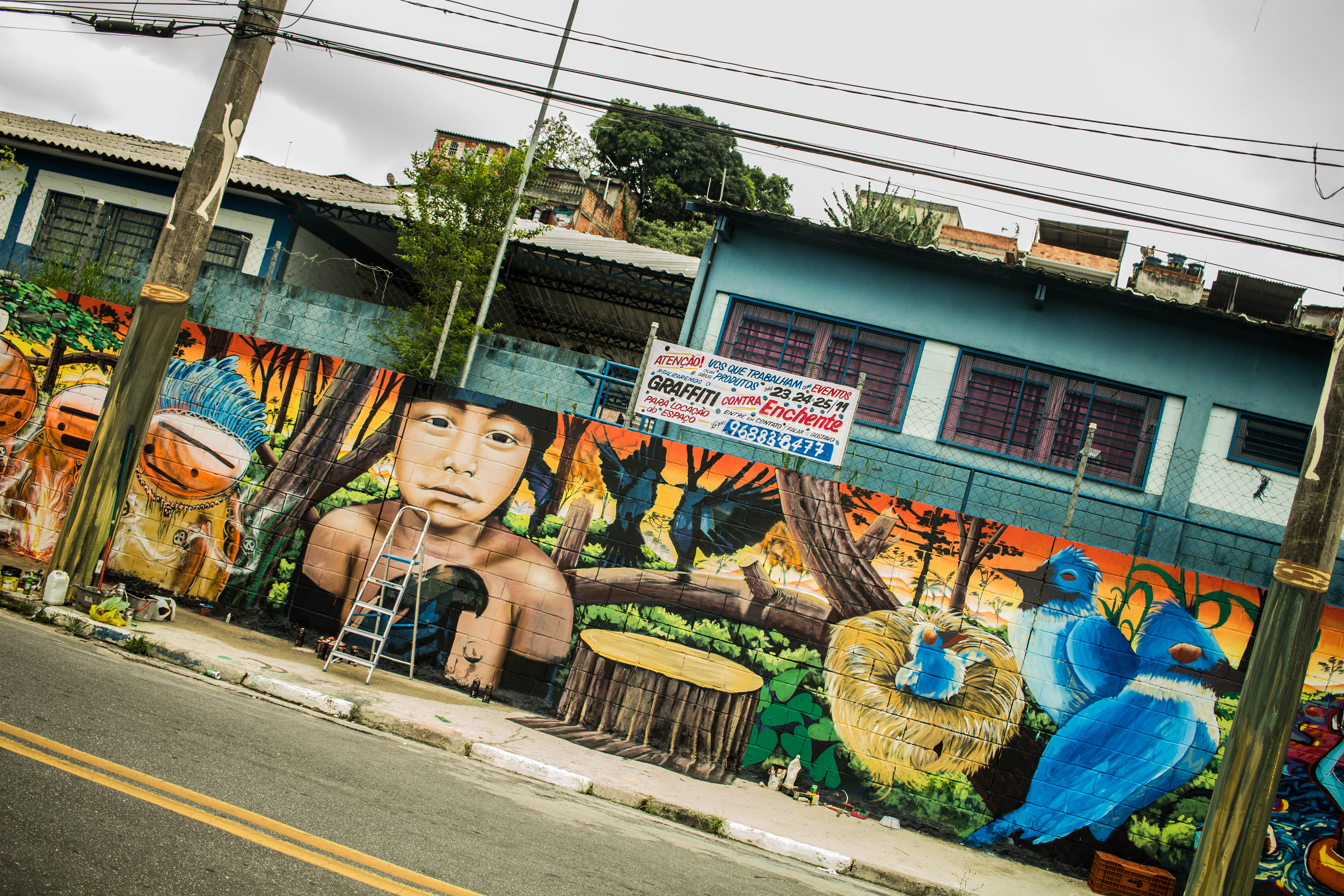 Graffiti Contra a Enchente' reúne 300 artistas em Taboão - Mídia NINJA