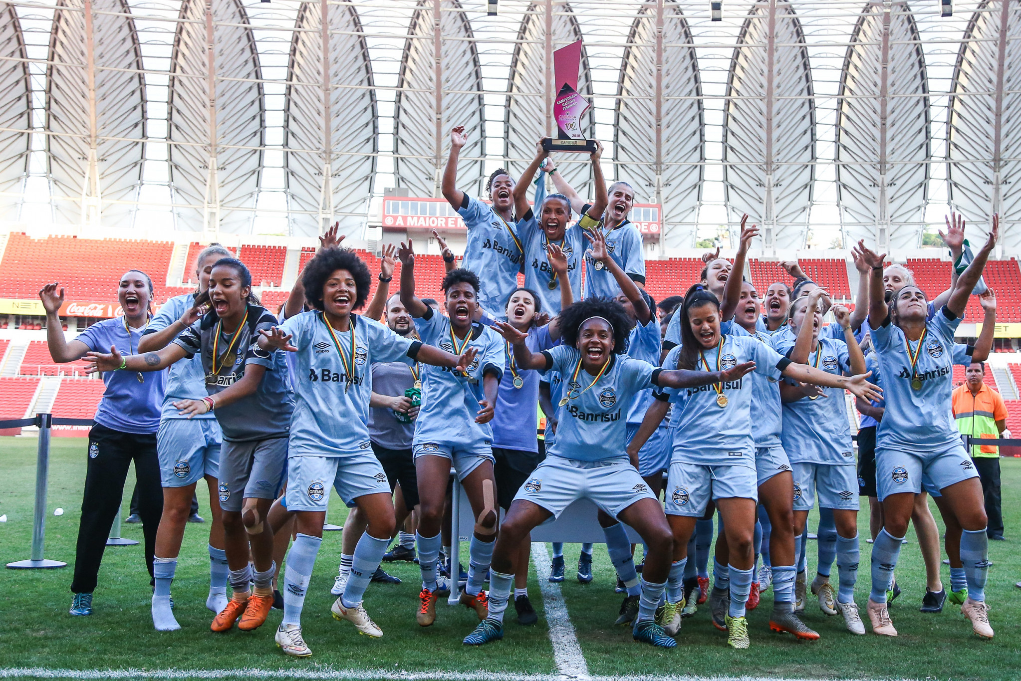 A história do time feminino do Grêmio