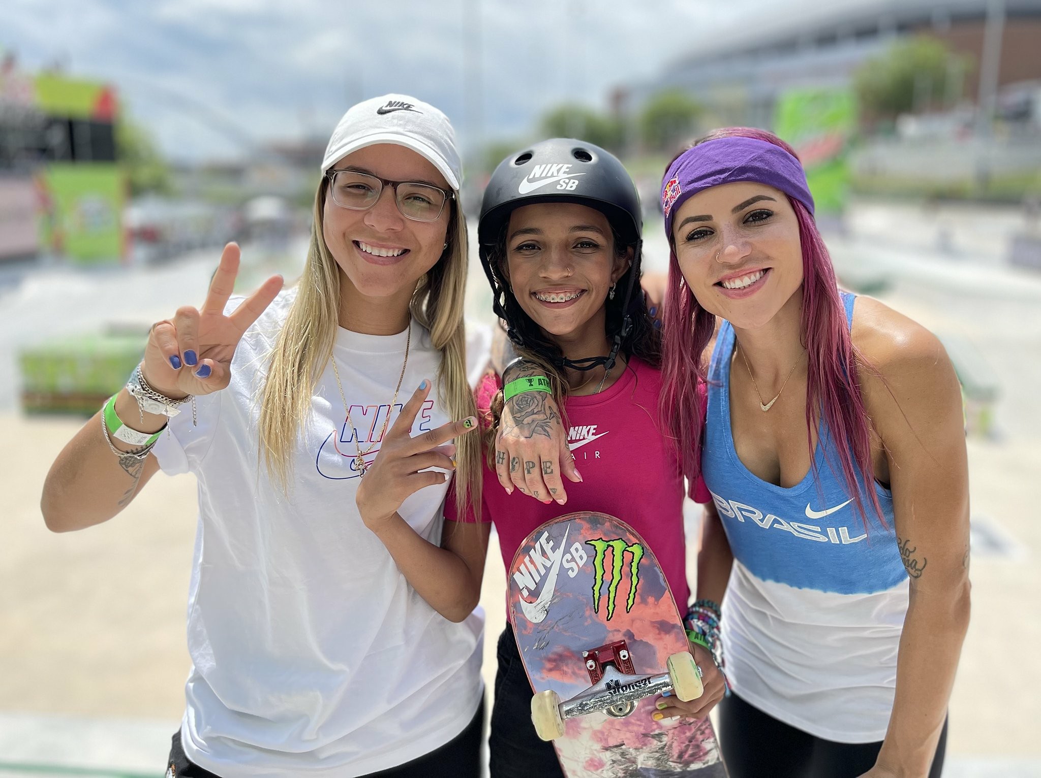 Rayssa Leal, Pâmela Rosa e Letícia Bufoni vão à final do Mundial de skate e garantem vaga em Tóquio