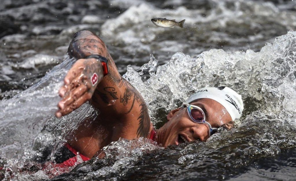 Como nadar uma distância maior na Maratona Aquática?