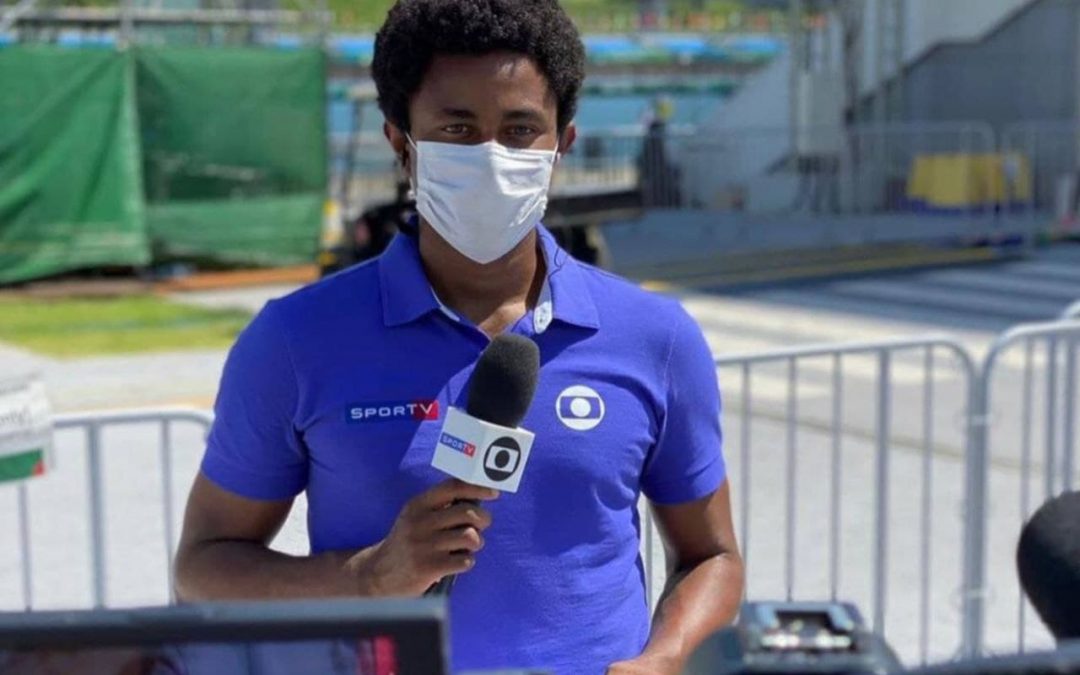 Diego ‘San’ Moraes, o repórter-atleta que é um dos únicos jornalistas negros em Tóquio