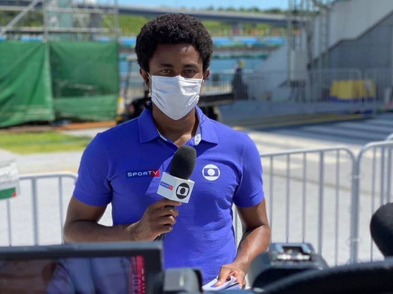Diego ‘San’ Moraes, o repórter-atleta que é um dos únicos jornalistas negros em Tóquio