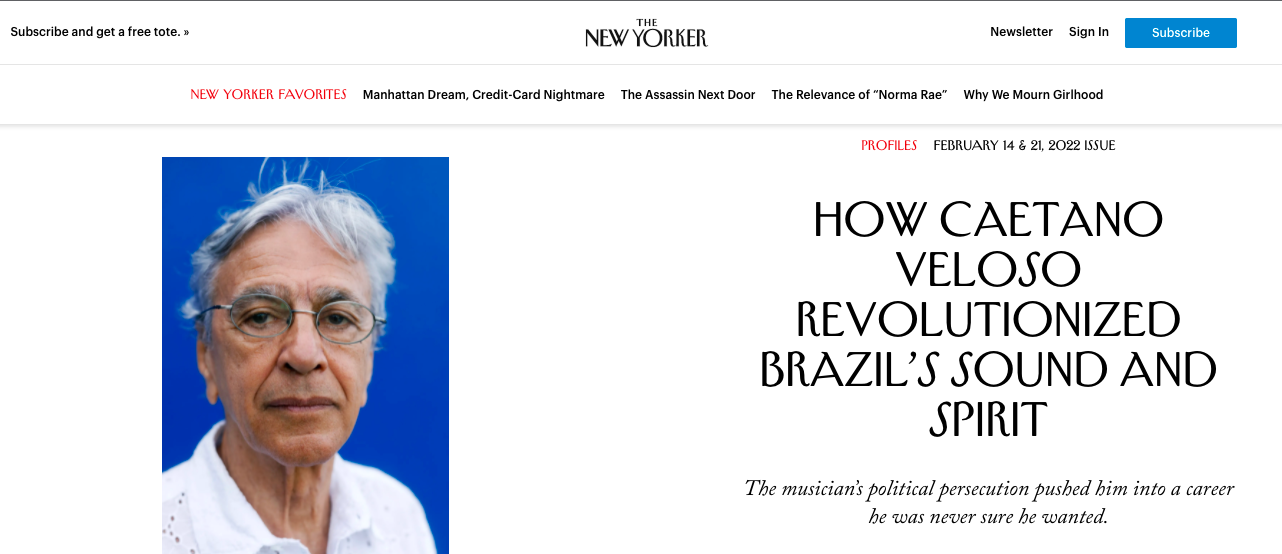 How Caetano Veloso Revolutionized Brazil's Sound and Spirit