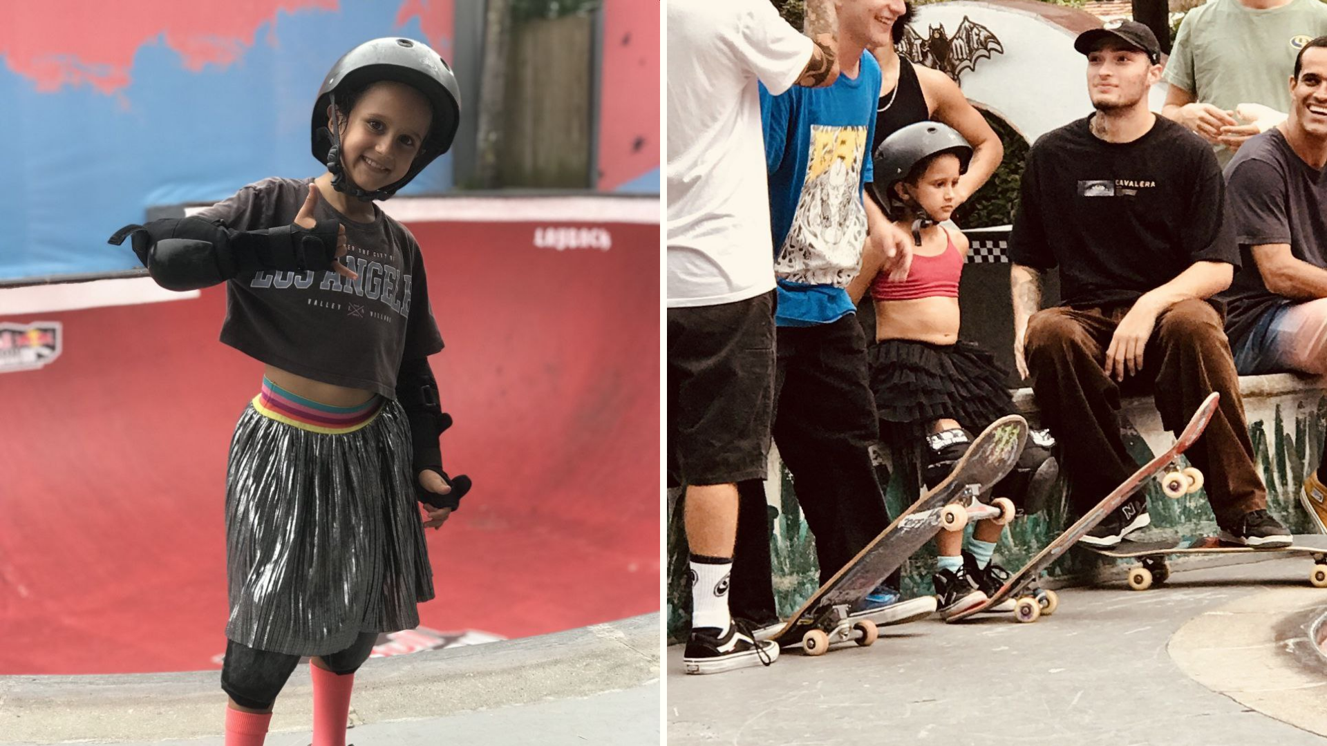 Conheça Luna Bacco: skatista de nove anos que vem brilhando nas pistas