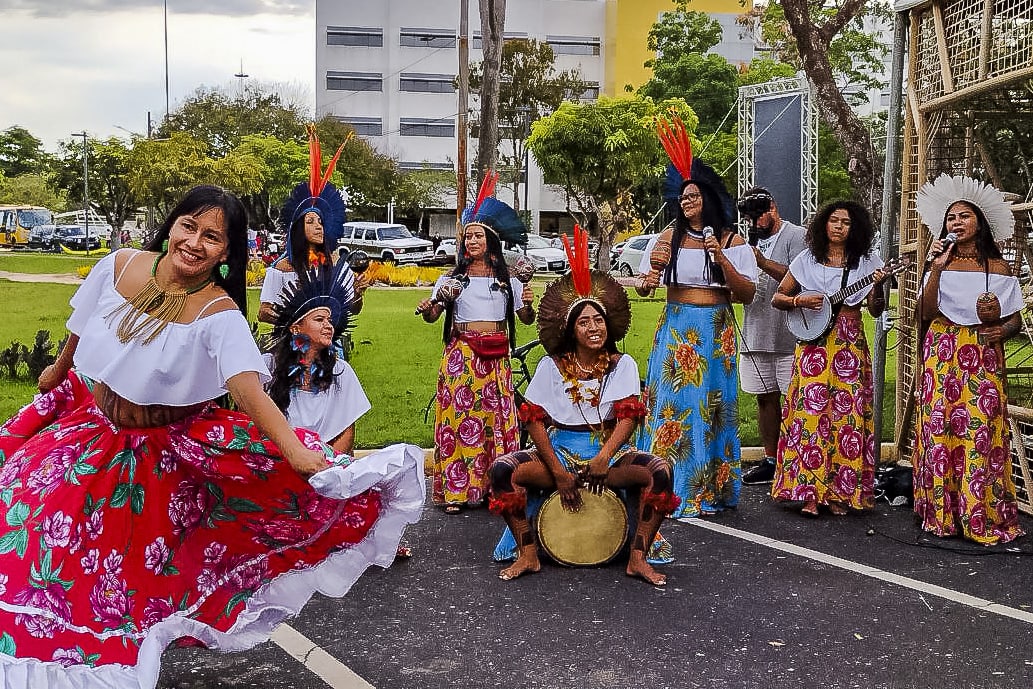 No Fospa, apresentações de música e dança mostraram quão rica é cultura dos povos da Amazônia