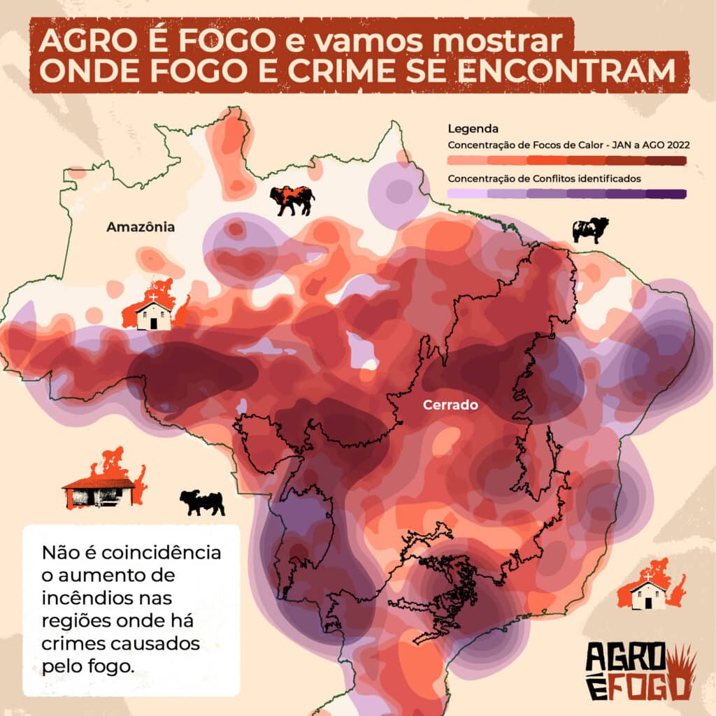 90% dos focos de incêndio estão na Amazônia e no Cerrado, aponta  levantamento - Mídia NINJA