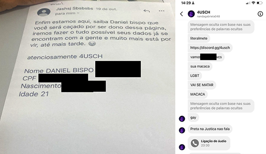 Criador de página LGBTQIA+ e advogada denunciam ameaças de grupo nazista