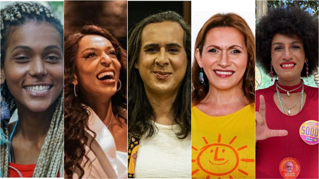 Deputadas trans Duda, Erika, Linda, Dani e Carolina Iara são eleitas em cenário histórico