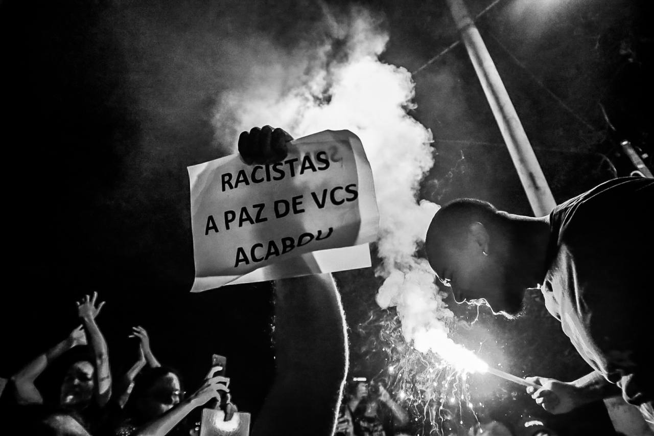 Ativistas protestam contra o racismo e por justiça a Eddy Jr em São Paulo