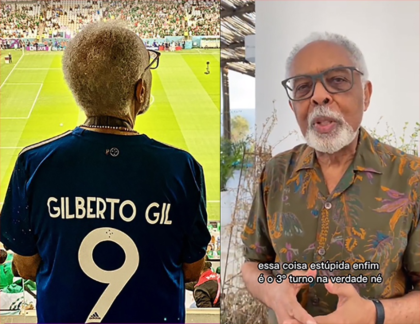 Advogados de Gilberto Gil estudam processar bolsonaristas que hostilizaram o cantor no Catar