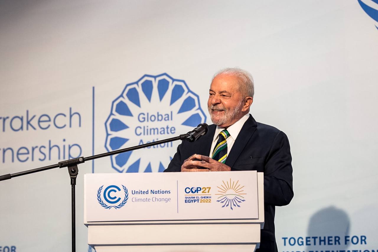 Lula faz pronunciamento histórico na COP 27 e promete cobrar países ricos