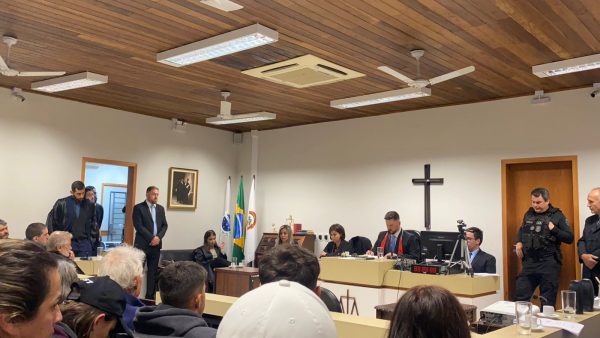 O júri ocorreu em São João do Triunfo, região Sul do Paraná, mesma cidade em que Lindolfo morava e onde foi assassinado. (Foto: Wellington Lenon | MST-PR)