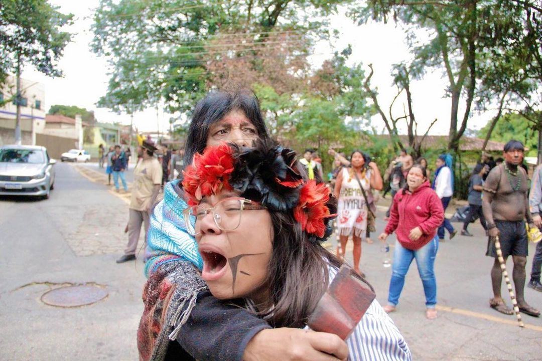 PM de Tarcísio ataca manifestação guarani com bombas e balas de borracha