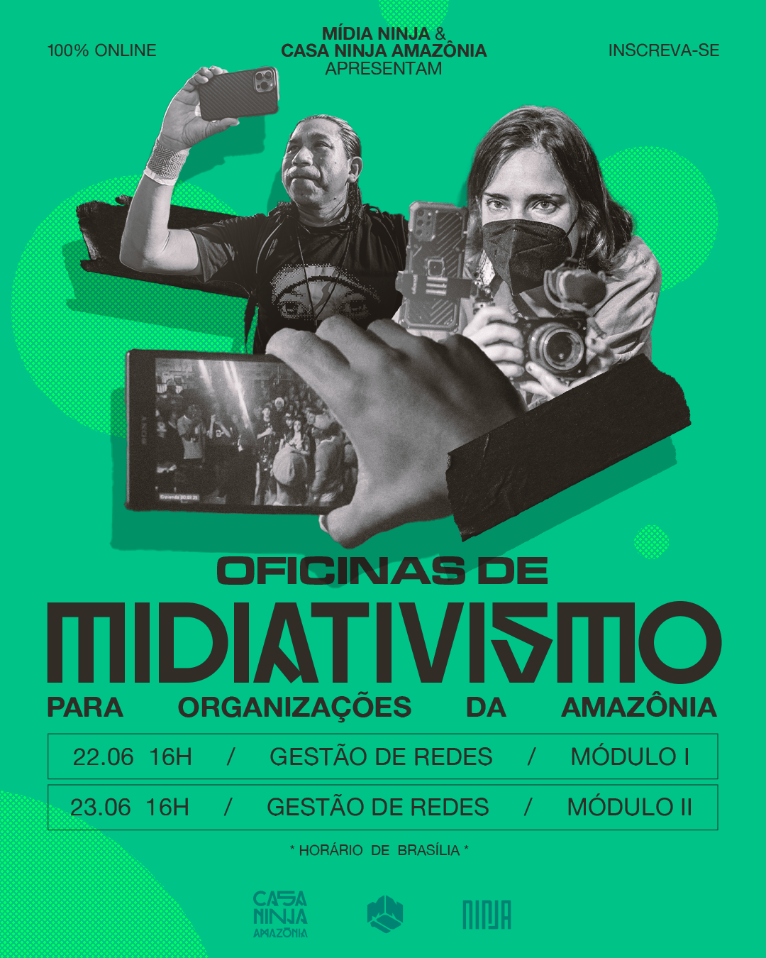Casa NINJA Amazônia e Mídia NINJA realizam oficinas de midiativismo para organizações da Amazônia