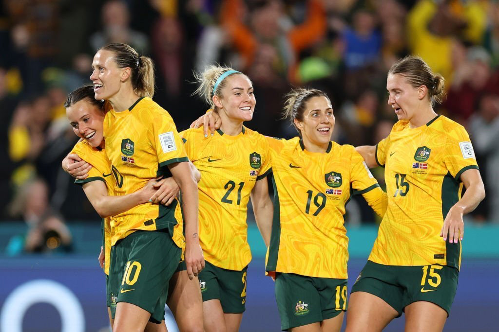 Copa Feminina: Austrália elimina Dinamarca e garante sua vaga nas quartas de final