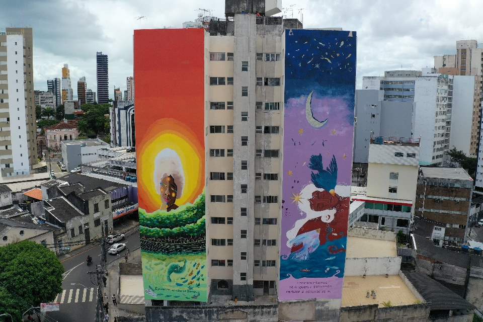 Mulheres grafitam 18 murais nas ruas de cinco cidades do Brasil