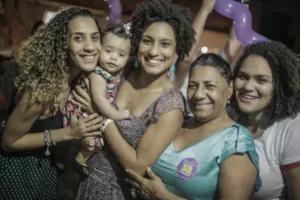 Marielle Franco e família. Foto: Bernardo Guerreiro / Mídia NINJA
