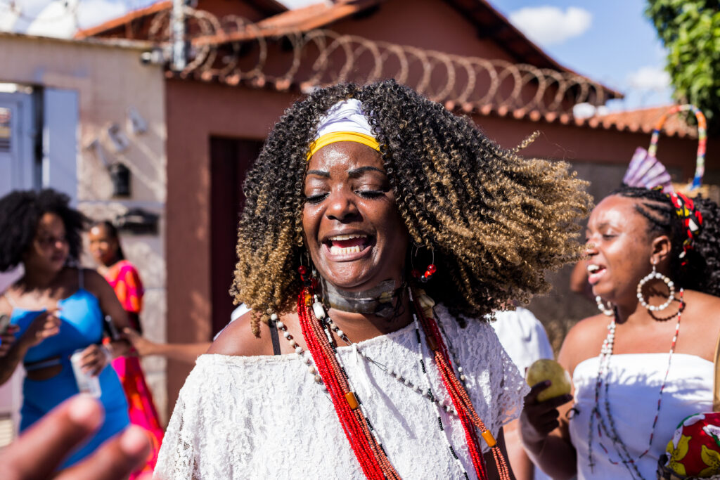 Festa da Abolição no Quilombo dos Arturos, em Contagem (MG).