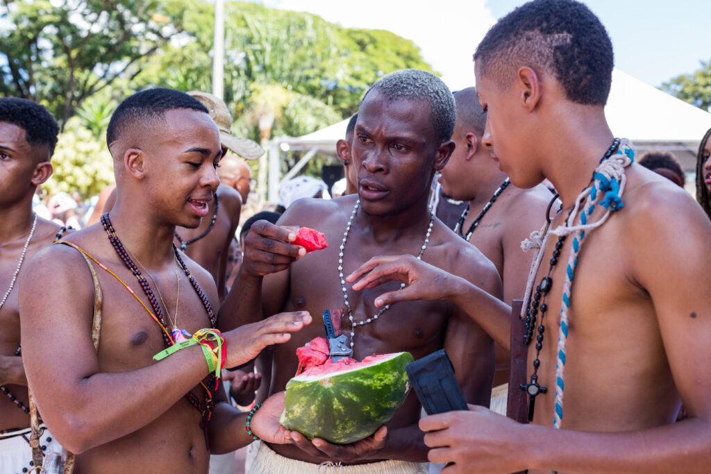 Festa da Abolição no Quilombo dos Arturos, em Contagem (MG).