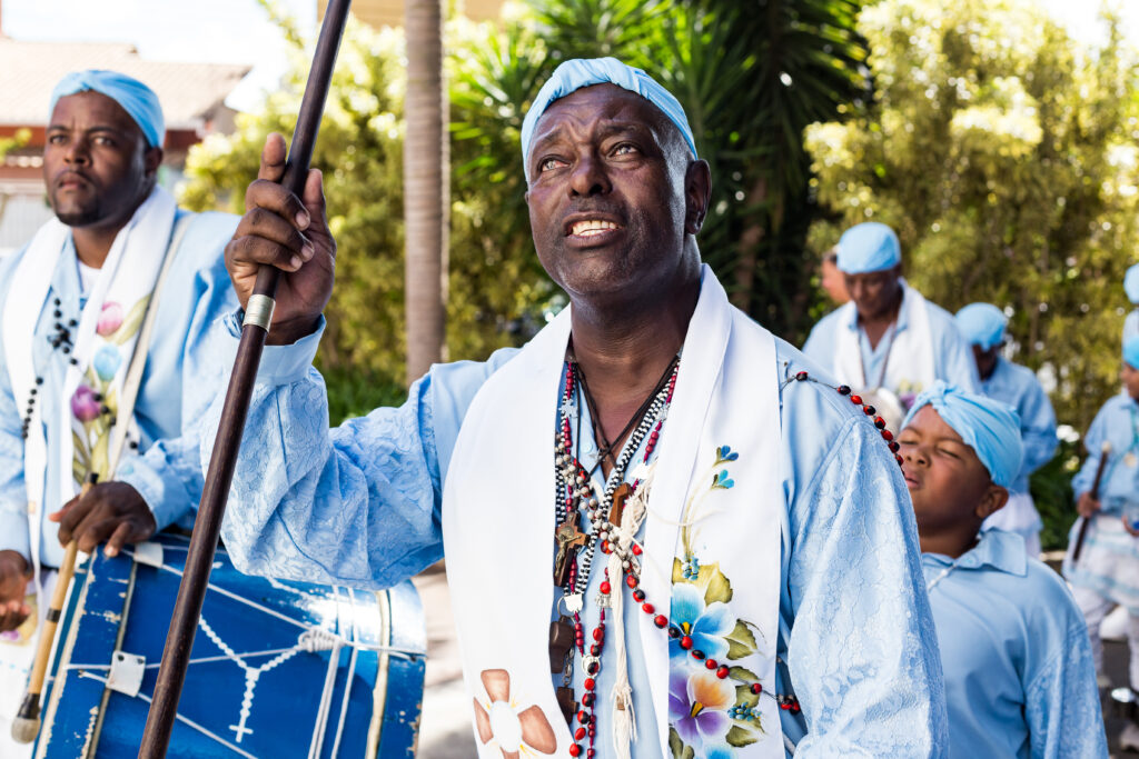 Festa da Abolição no Quilombo dos Arturos, em Contagem (MG).