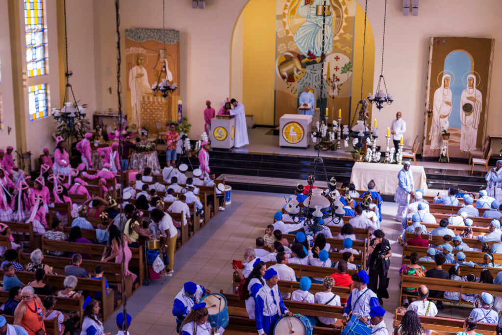 Festa da Abolição no Quilombo dos Arturos, em Contagem (MG).