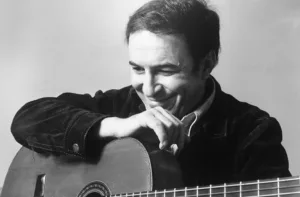 imagem de joão gilberto com violão no colo