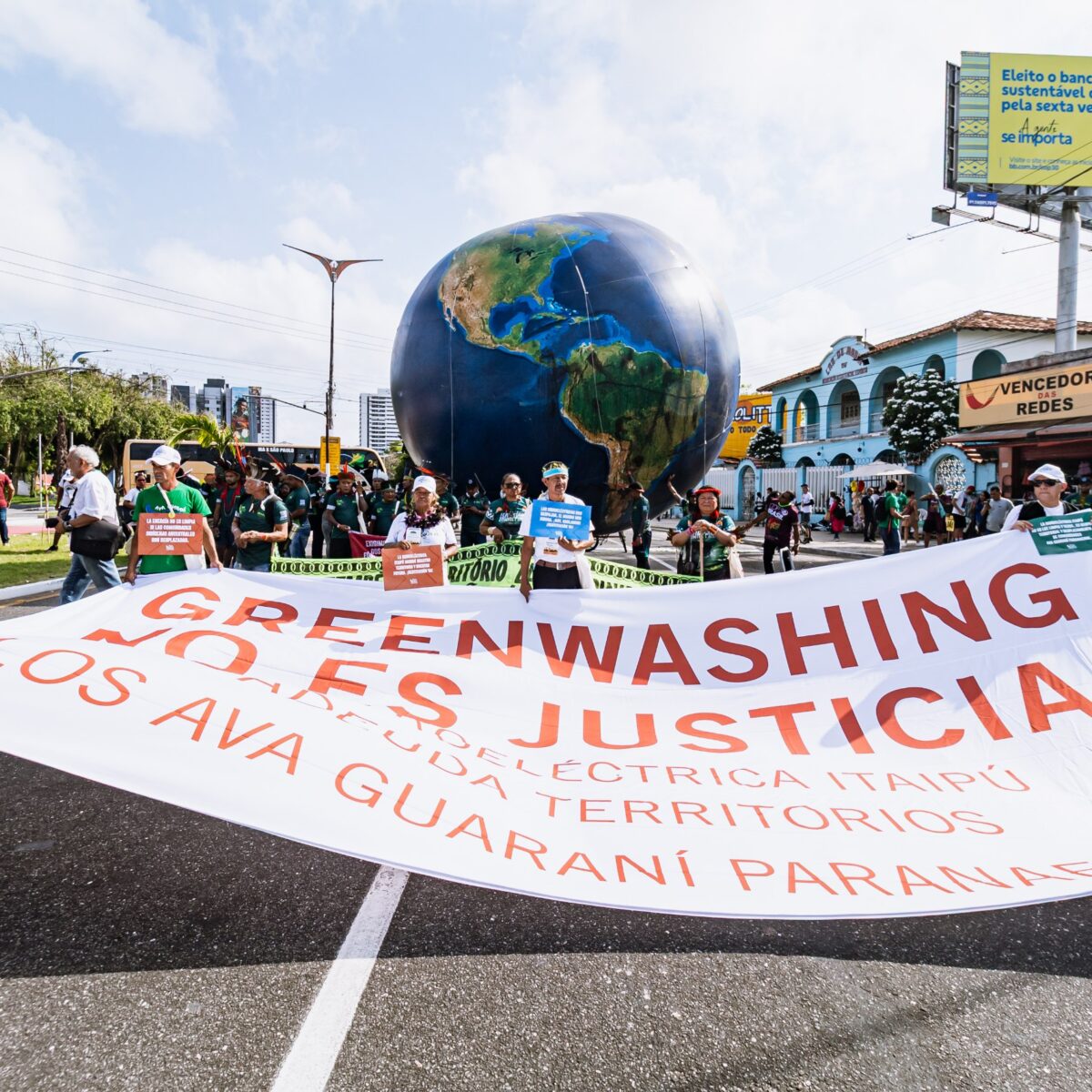 Espaços do Greenwashing: agrizone, espaço Vale, espaço Hydro