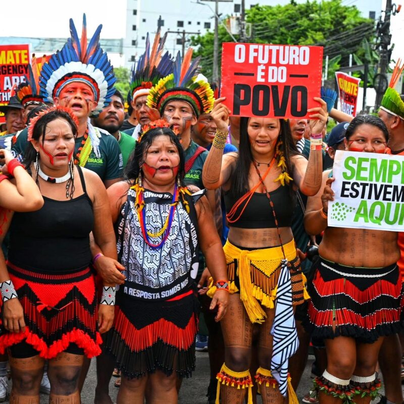Força das guerreiras Icamiabas ecoa nas vozes de mulheres indígenas na COP30