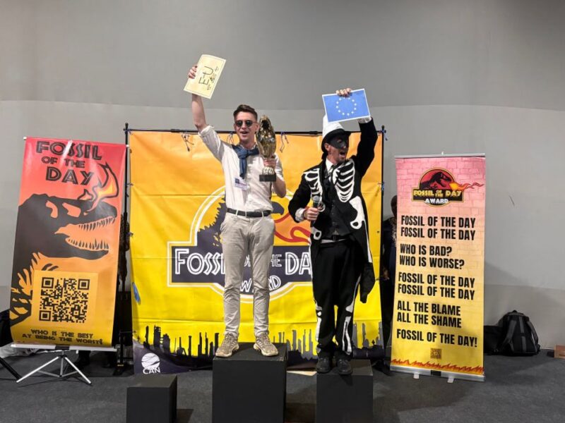 Fóssil do Dia: Dos EUA à União Europeia, mais nações “conquistam” antiprêmio