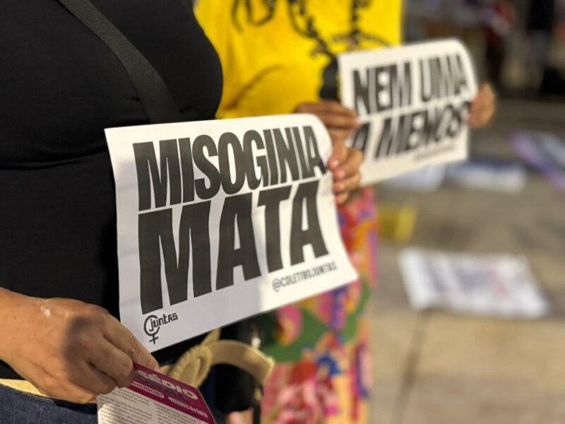 Levante Mulheres Vivas convoca atos nacionais pela criminalização da misoginia para 25 de abril